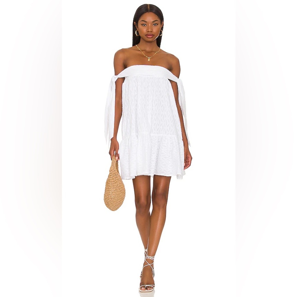 Cleobella Cara Mini Dress in White